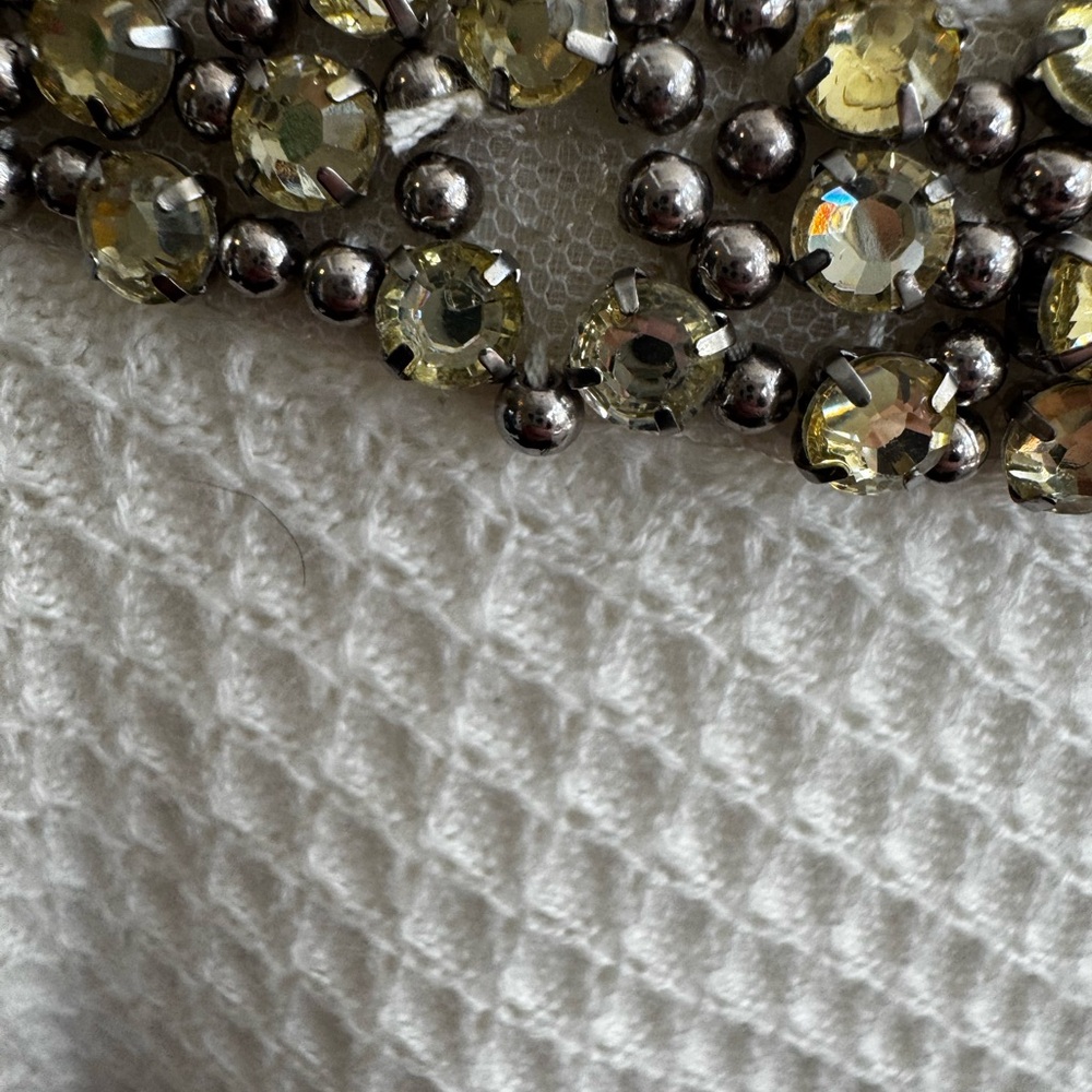 Hinge Cream Sweater with Embellished Neckline - Picture 6 of 10